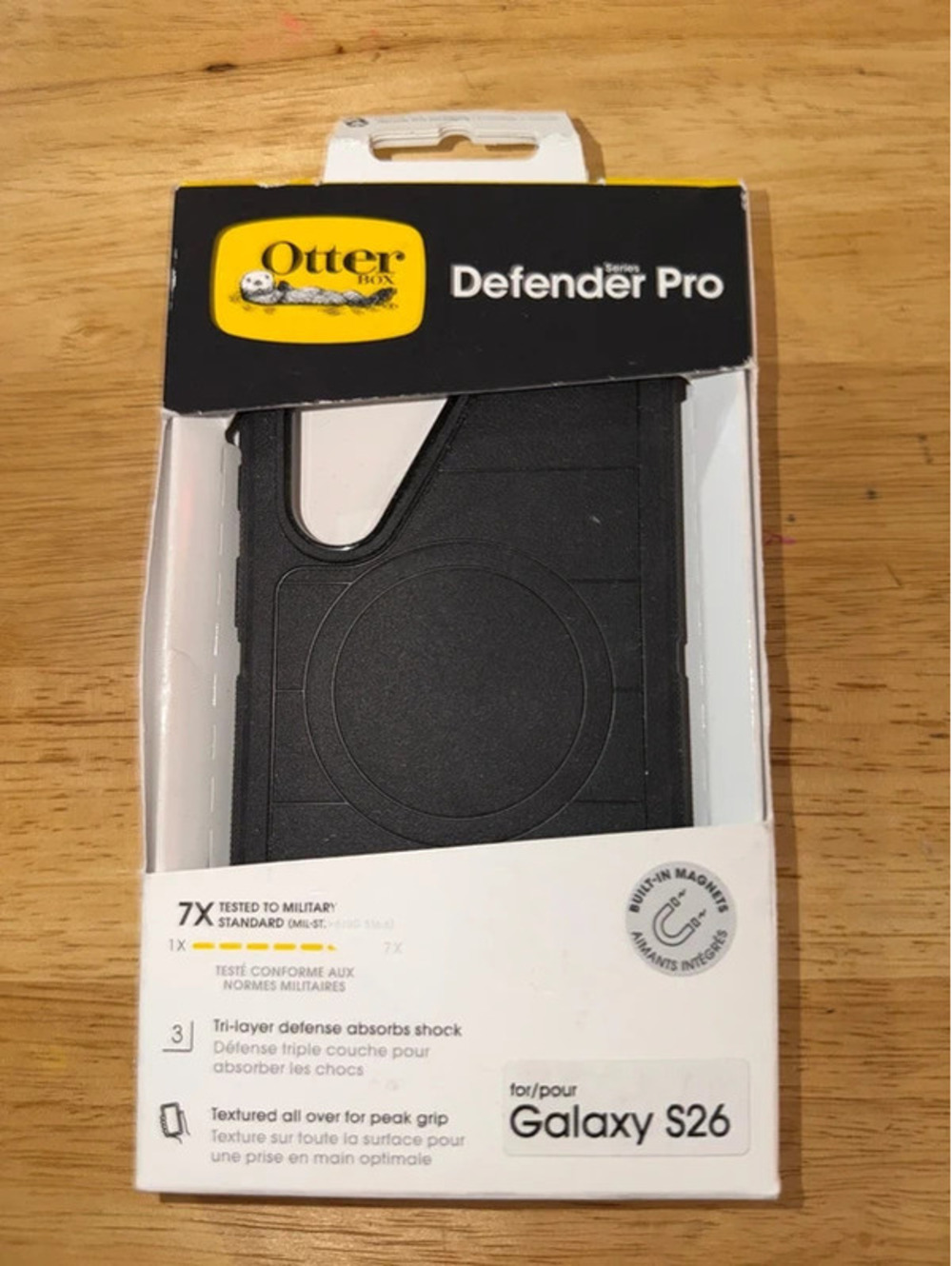 OtterBox Defender Pro Samsung Galaxy S26 Black Magnetic Protective Case New